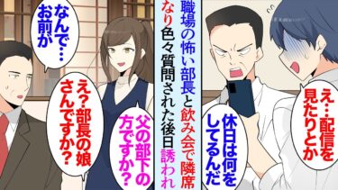 【セカイノフシギ】【漫画】うちの職場には無愛想でみんなに恐れられている部長が居る。会社の飲み会で部長の隣の席になり「君は何歳だったかな」「26歳です…」→後日なぜか飲みに誘われミスでもしたのかと思ったら…【マンガ動画】